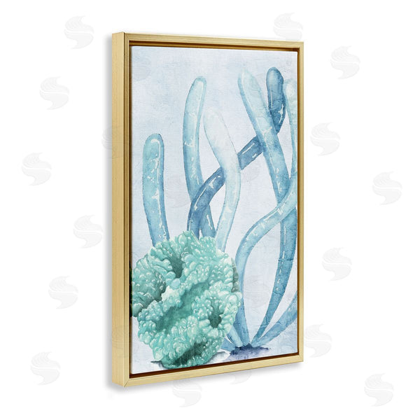 Stupell Industries Kim Allen | Coral Days Pastel Blue