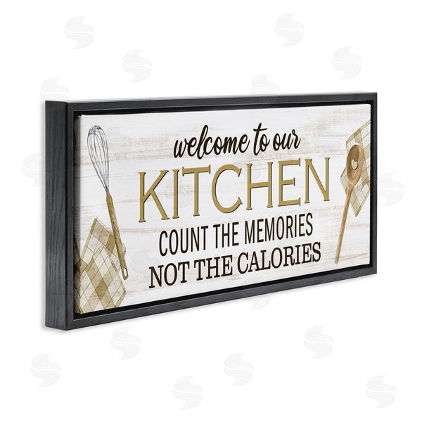 Stupell Industries Kim Allen | Count Memories Not Calories Wall Art