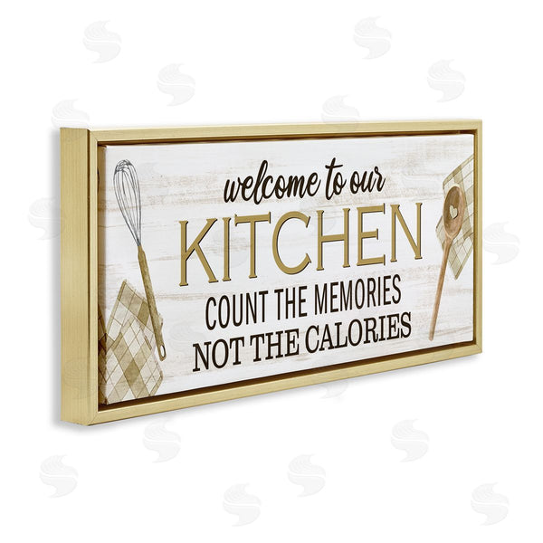 Stupell Industries Kim Allen | Count Memories Not Calories Wall Art
