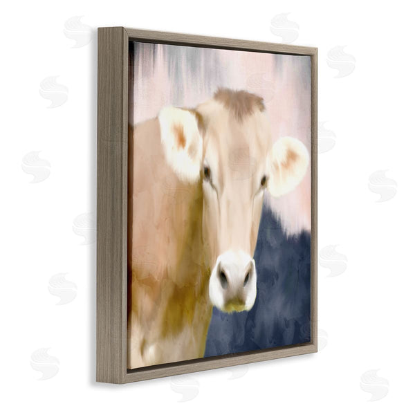 Stupell Industries Kim Allen | Country Cow Cattle Closeup Painterly Landscape Wall Art