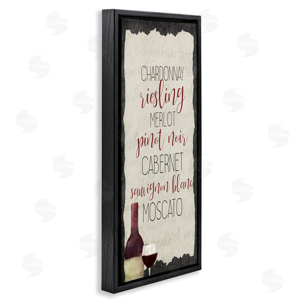 Stupell Industries Kim Allen | Country Kitchen Wine List Wall Art