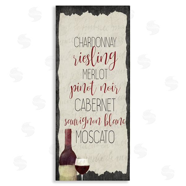 stupell industries Kim Allen | Country Kitchen Wine List Wall Art