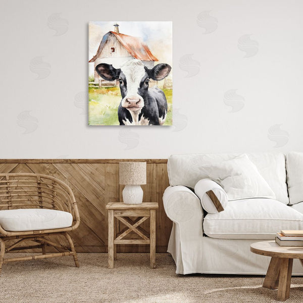 Stupell Industries Kim Allen | Cow Little At Farm Wall Art