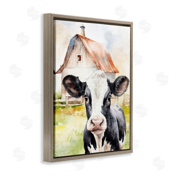 Stupell Industries Kim Allen | Cow Little At Farm Wall Art