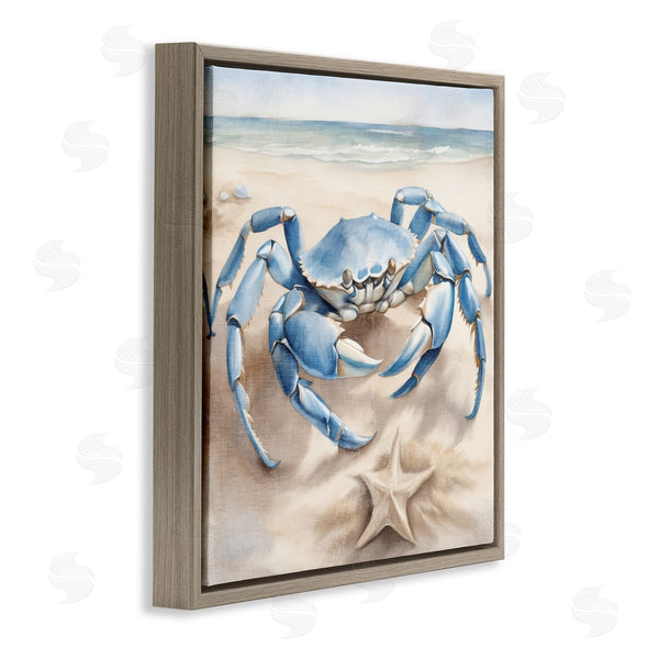Stupell Industries Kim Allen | Crab And Starfish On Beach