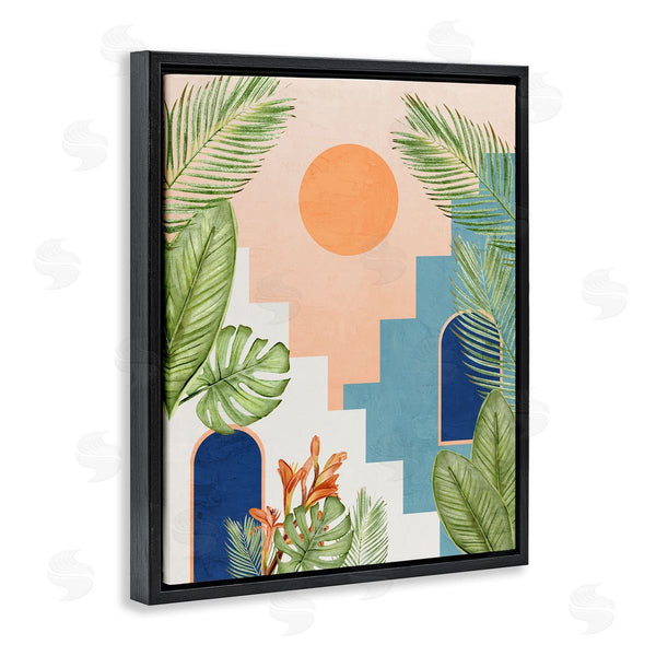 Stupell Industries Kim Allen | Desert City With Palms