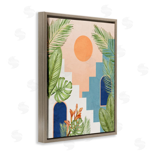 Stupell Industries Kim Allen | Desert City With Palms