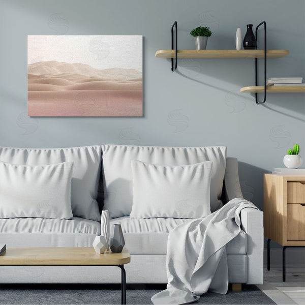 Stupell Industries Kim Allen | Desert Sand Dunes Landscape Beige White Sky Wall Art
