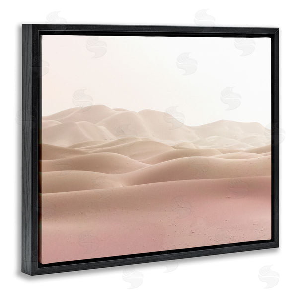 Stupell Industries Kim Allen | Desert Sand Dunes Landscape Beige White Sky Wall Art