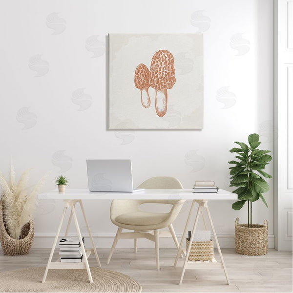 Stupell Industries Kim Allen | Detailed Mushroom Latin Study Drawing Wall Art