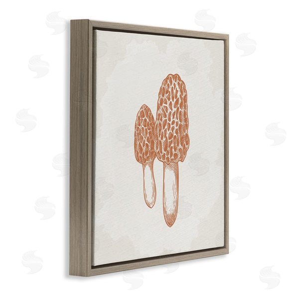 Stupell Industries Kim Allen | Detailed Mushroom Latin Study Drawing Wall Art