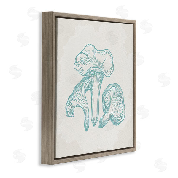 Stupell Industries Kim Allen | Detailed Mushroom Specimen Botanicals Wall Art