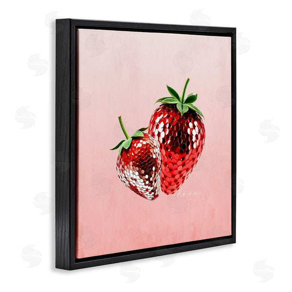 Stupell Industries Kim Allen | Disco Sequin Strawberries