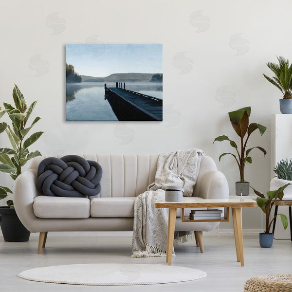 Stupell Industries Kim Allen | Distant Lake Dock Wall Art