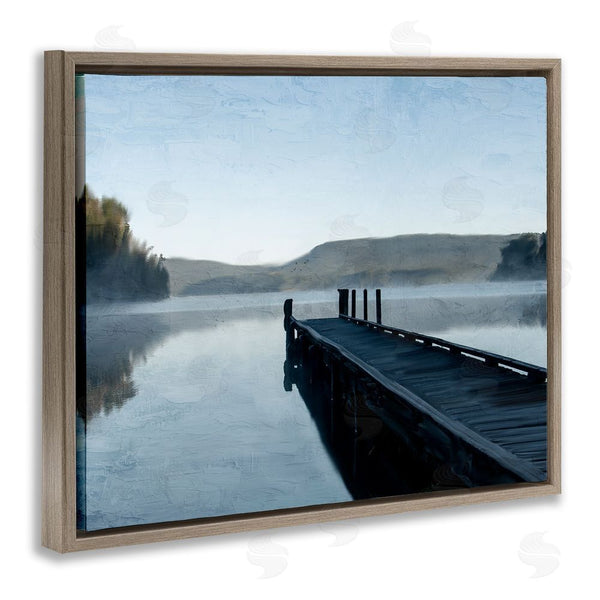 Stupell Industries Kim Allen | Distant Lake Dock Wall Art