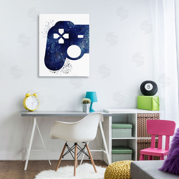 Stupell Industries Kim Allen | Distressed Controller Outline Wall Art
