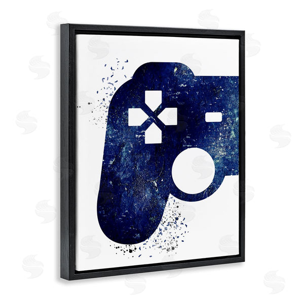 Stupell Industries Kim Allen | Distressed Controller Outline Wall Art