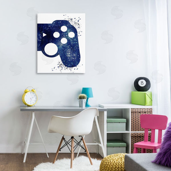 Stupell Industries Kim Allen | Distressed Detail Gamer Wall Art