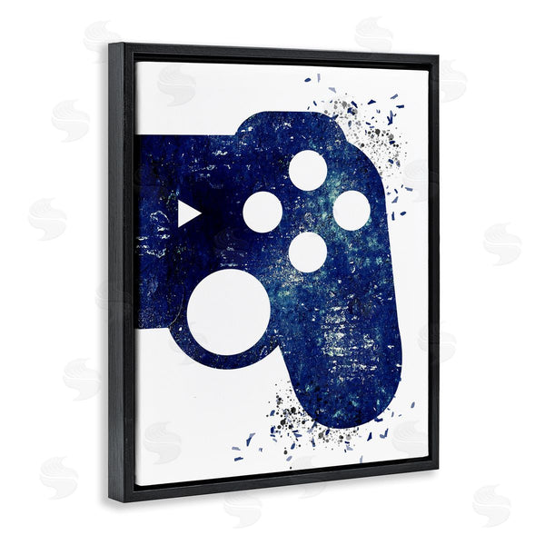 Stupell Industries Kim Allen | Distressed Detail Gamer Wall Art