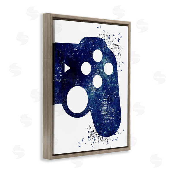 Stupell Industries Kim Allen | Distressed Detail Gamer Wall Art