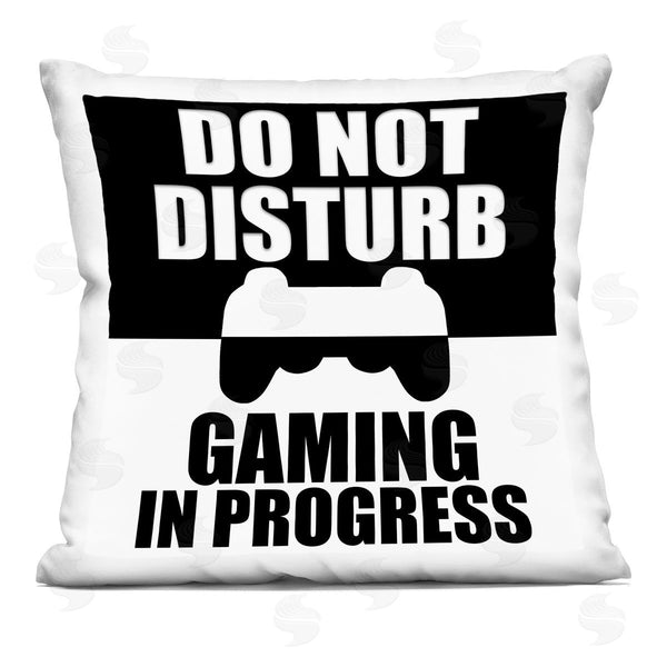 stupell industries Kim Allen | Do Not Disturb Minimal Gamer Printed Throw Pillow