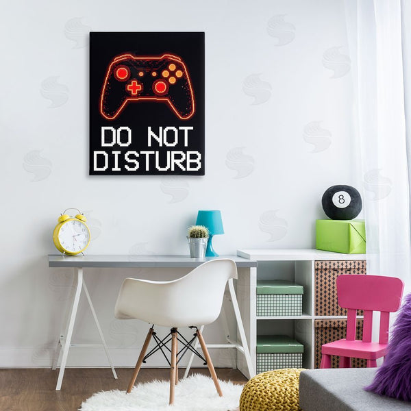 Stupell Industries Kim Allen | Do Not Disturb Neon Control Wall Art