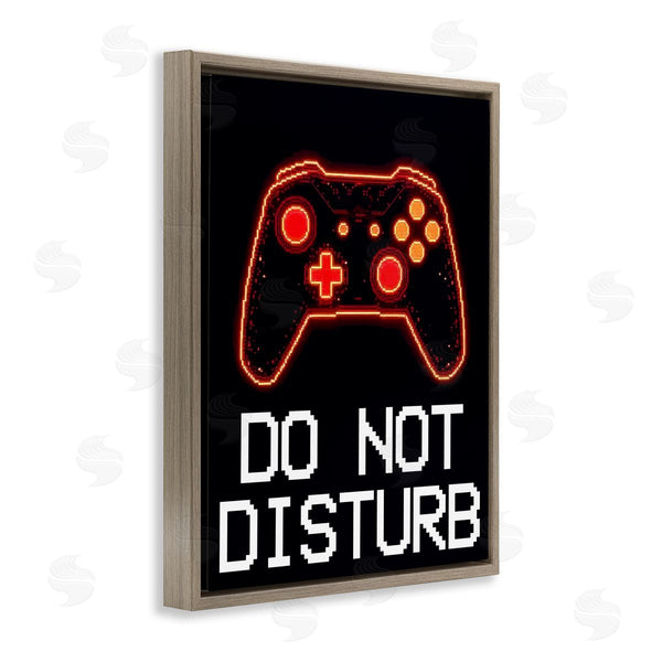 Stupell Industries Kim Allen | Do Not Disturb Neon Control Wall Art