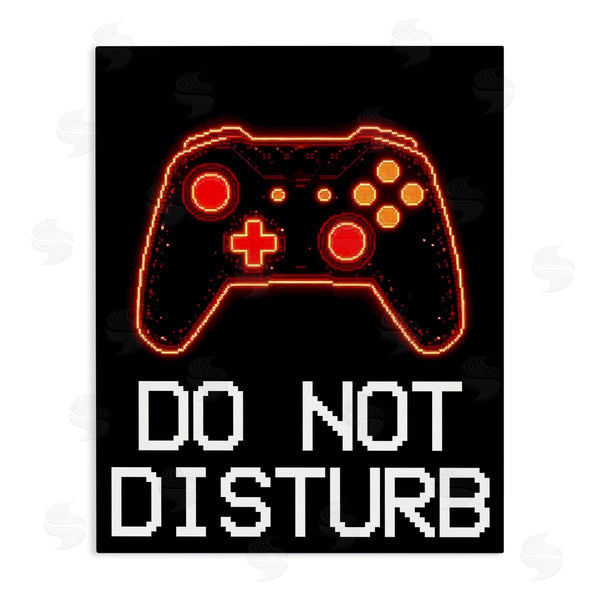 Stupell Industries Kim Allen | Do Not Disturb Neon Control Wall Art