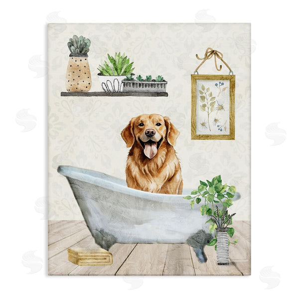 stupell industries Kim Allen | Doggie Bath Time Wall Art