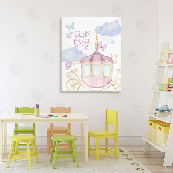 Stupell Industries Kim Allen | Dream Big Fantasy Carriage Wall Art
