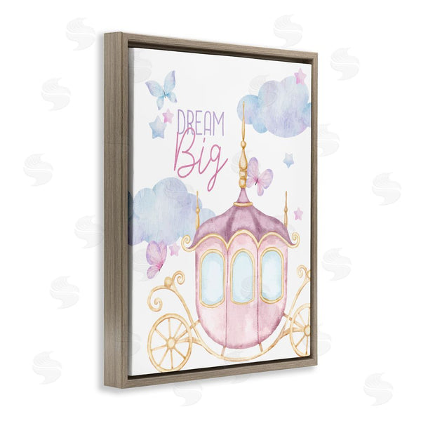 Stupell Industries Kim Allen | Dream Big Fantasy Carriage Wall Art