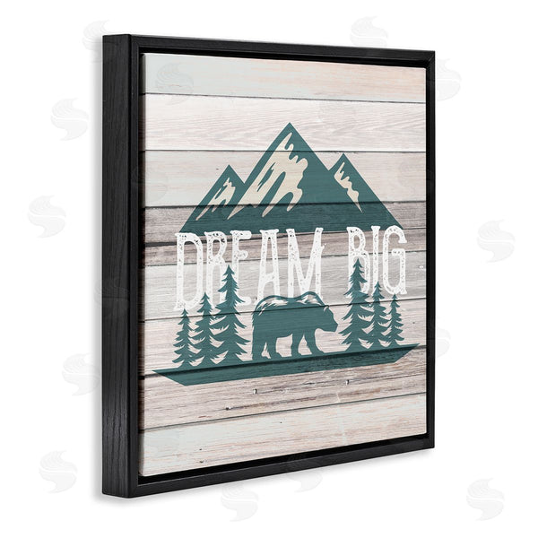 Stupell Industries Kim Allen | Dream Big Rustic Mountain