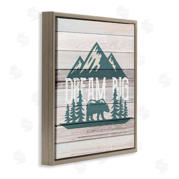 Stupell Industries Kim Allen | Dream Big Rustic Mountain