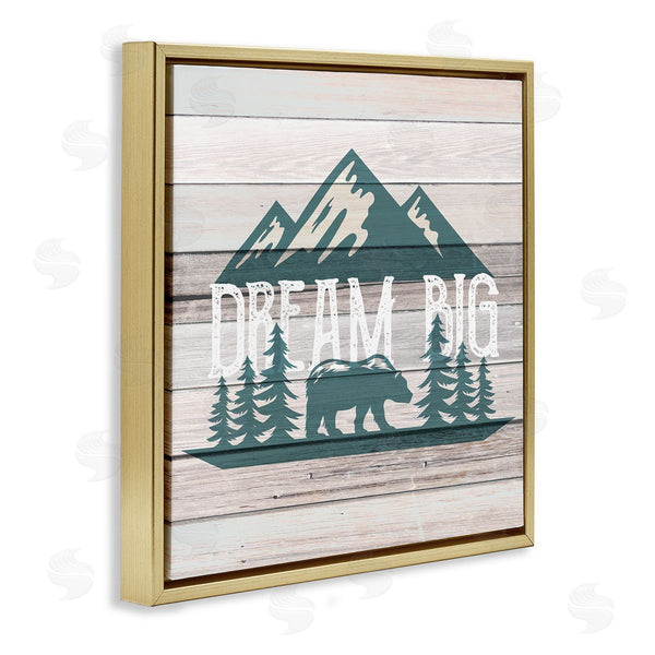 Stupell Industries Kim Allen | Dream Big Rustic Mountain