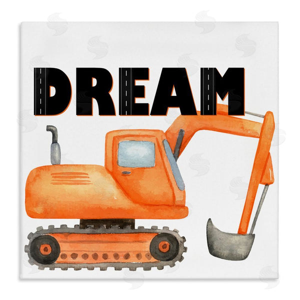 stupell industries Kim Allen | Dream with Orange Excavator Wall Art
