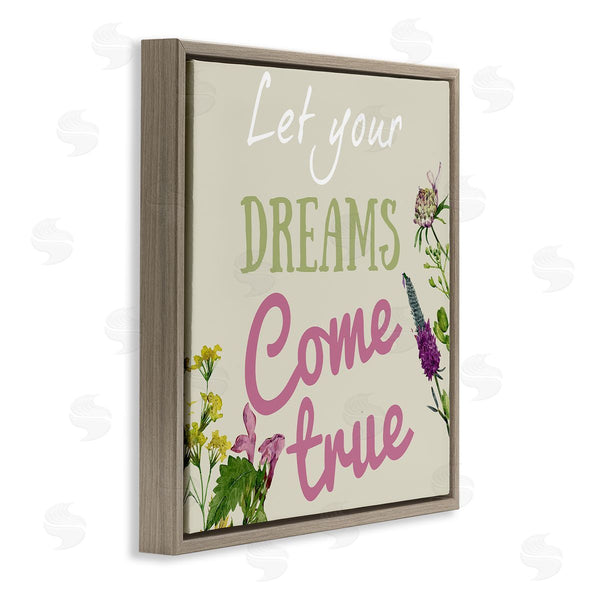 Stupell Industries Kim Allen | Dreams Come True With Florals