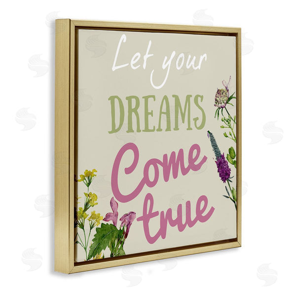 Stupell Industries Kim Allen | Dreams Come True With Florals