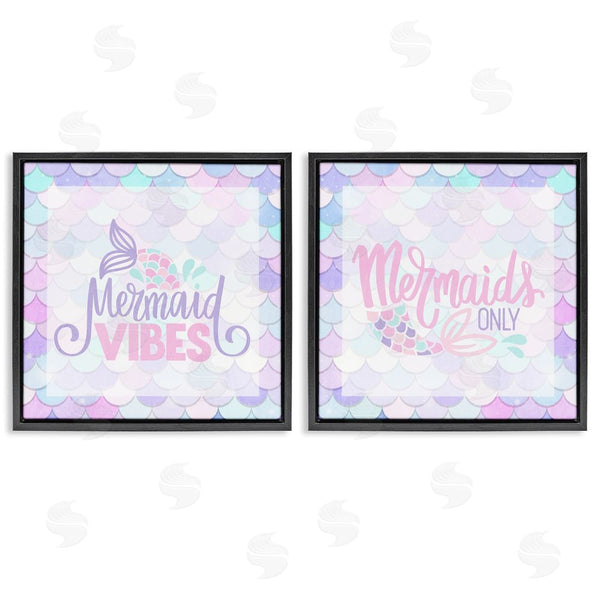 Stupell Industries Kim Allen | Dreamy Mermaid Phrases With Scales Wall Art