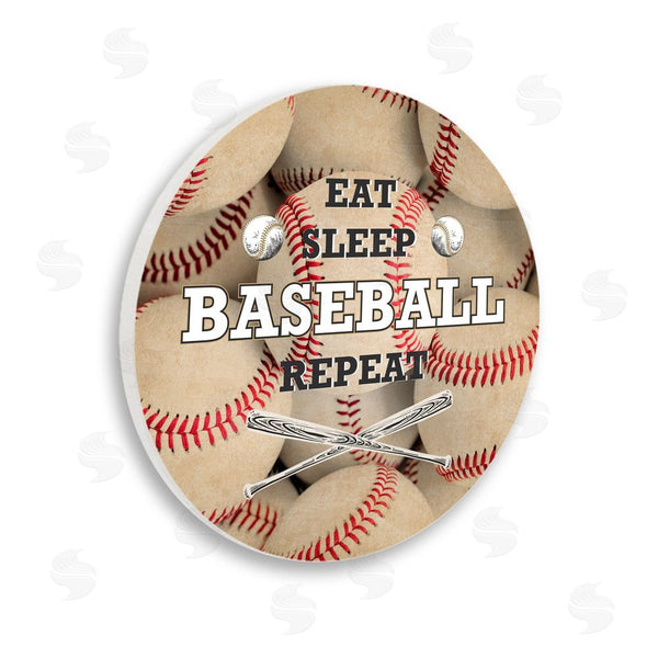 stupell industries Kim Allen | Eat Sleep Baseball Repeat Wall Art