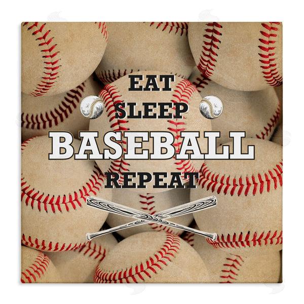 stupell industries Kim Allen | Eat Sleep Baseball Repeat