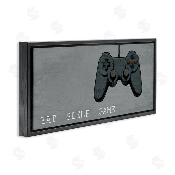 Stupell Industries Kim Allen | Eat Sleep Game Hobby Wall Art