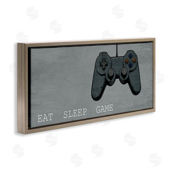 Stupell Industries Kim Allen | Eat Sleep Game Hobby Wall Art