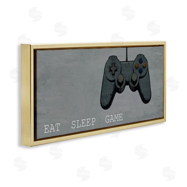 Stupell Industries Kim Allen | Eat Sleep Game Hobby Wall Art