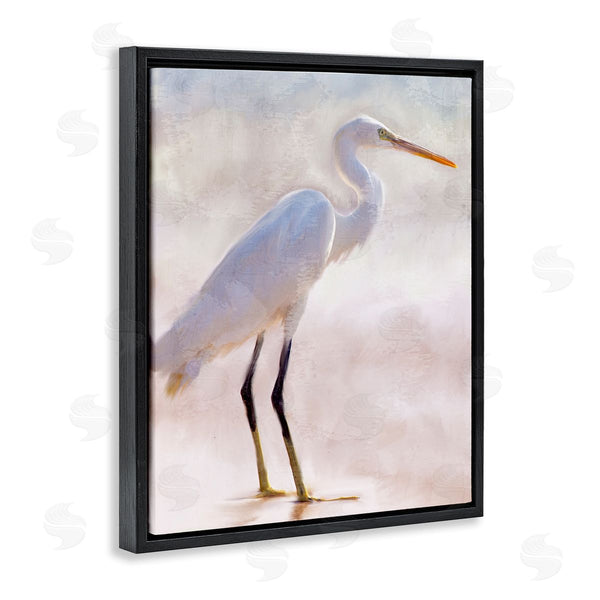 Stupell Industries Kim Allen | Egret Wildlife Portrait Wall Art
