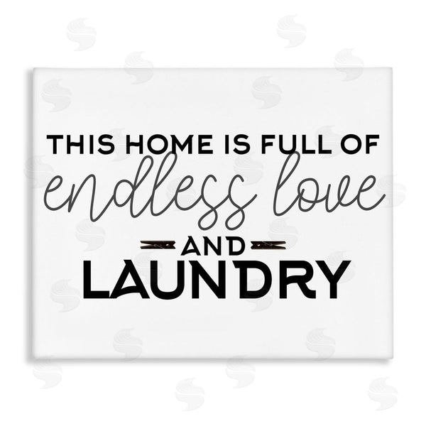 stupell industries Kim Allen | Endless Love & Laundry Minimal Wall Art