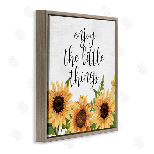 Stupell Industries Kim Allen | Enjoy Little Things Sunflowers