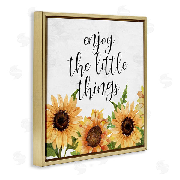 Stupell Industries Kim Allen | Enjoy Little Things Sunflowers