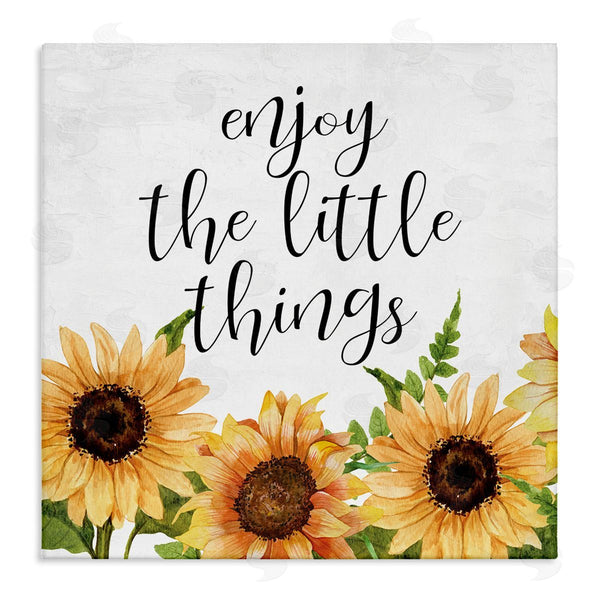 stupell industries Kim Allen | Enjoy Little Things Sunflowers