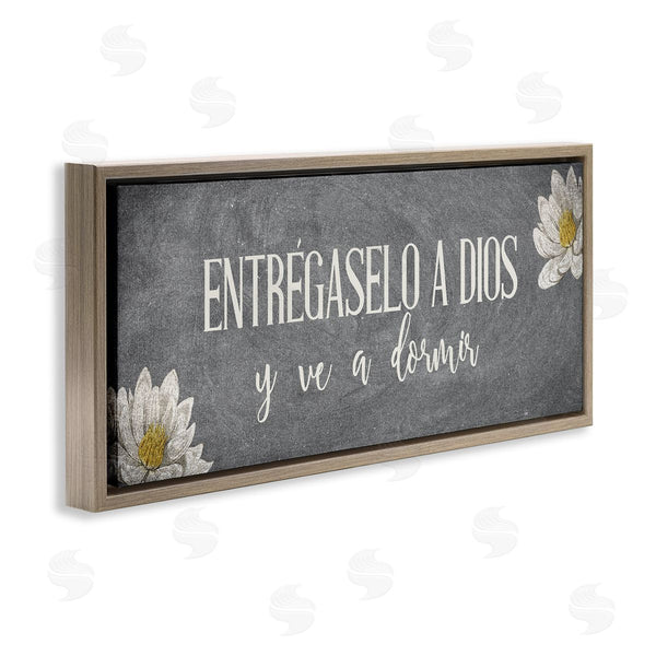 Stupell Industries Kim Allen | Entrégaselo A Dios Y Descansa Wall Art