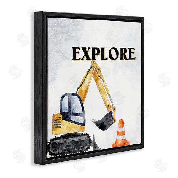 Stupell Industries Kim Allen | Explore Construction Vehicle